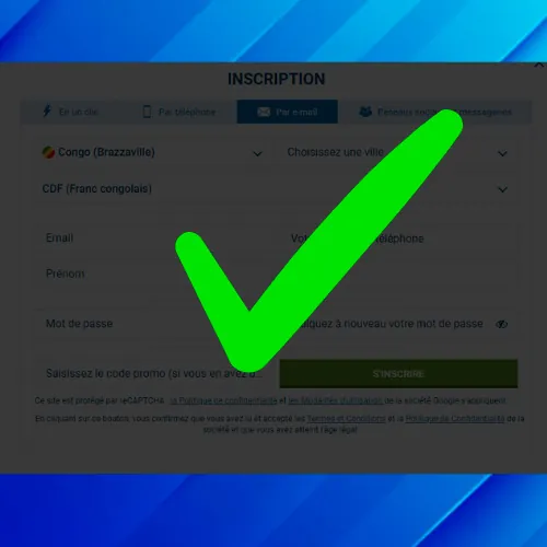 Confirmez votre identité dans 1xbet